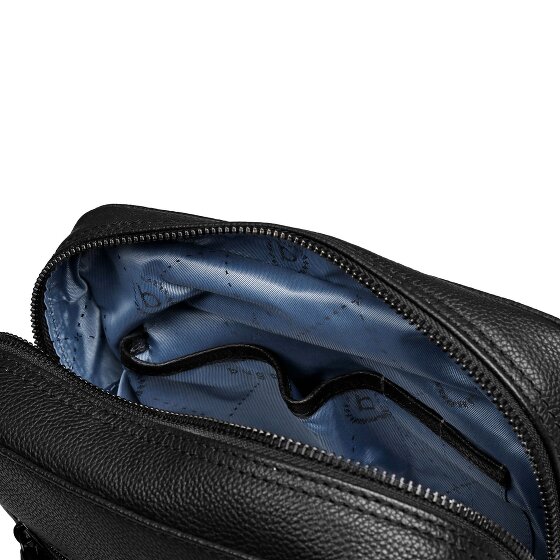 bugatti Black Schoudertas Leer 20 cm