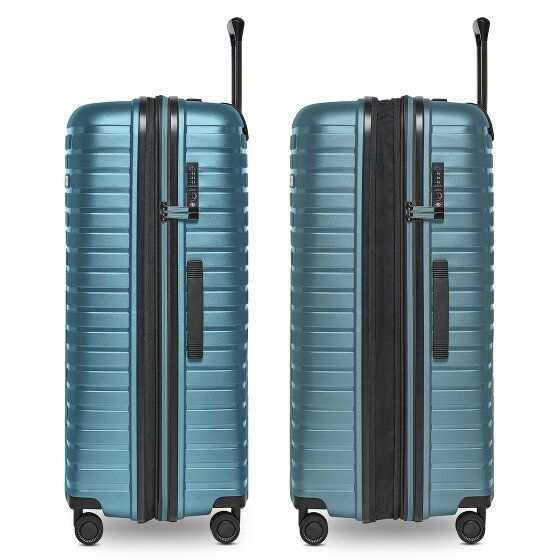 Pactastic Collection 04 THE LARGE + 4 wielen Trolley L 75 cm met uitbreidingsplooi