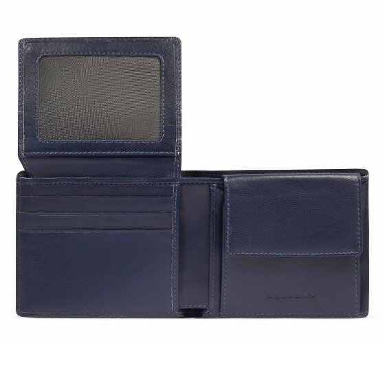 Piquadro Philip Portemonnee RFID-bescherming Leer 11 cm