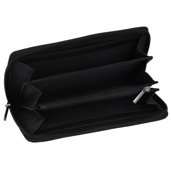 mano Donna Giulia Portemonnee Leer 20 cm