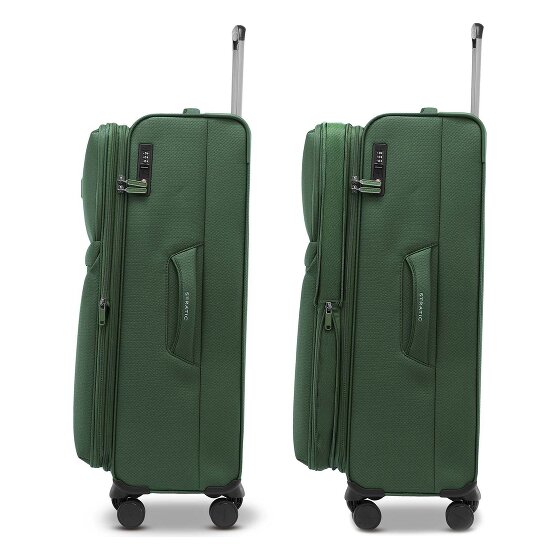 Stratic Lite 4 wielen Trolley L 78 cm met uitbreidingsplooi