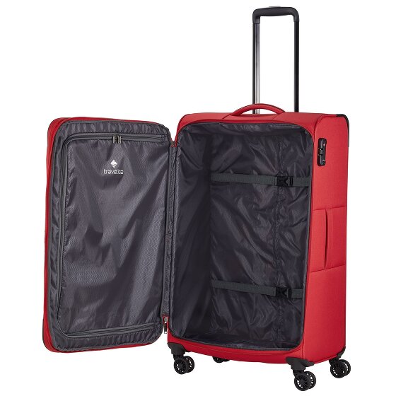 Travelite Chios 4 wielen Trolley L 78 cm met uitbreidingsplooi