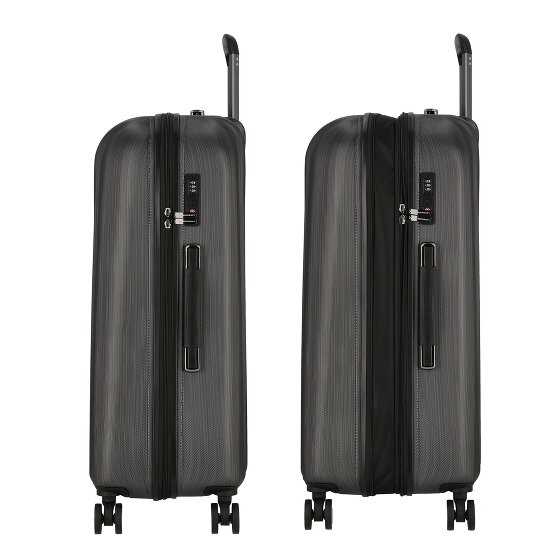 Polestream Moonrock 4 wielen Trolley 78 cm met uitbreidingsplooi