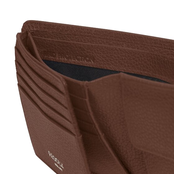 Redolz Leather Essentials QF portemonnee RFID leer 12 cm uitklapbaar