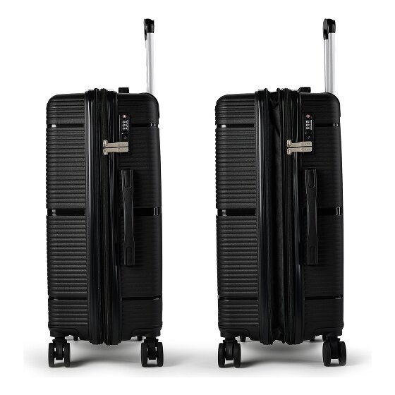 Benzi 5899 4 wielen Trolley M 57 cm met uitbreidingsplooi
