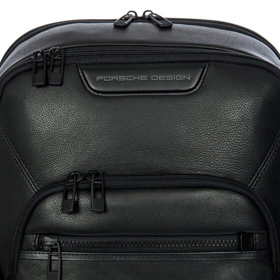 Porsche Design Roadster Zakelijke rugzak Leer 38 cm Laptop compartiment