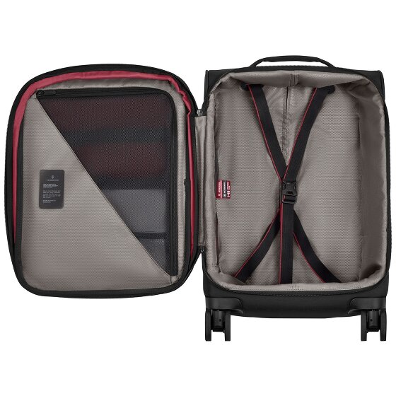 Victorinox Crosslight Softside 4 wielen Cabinewagen 55 cm met uitbreidingsplooi