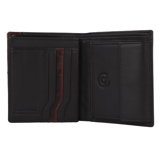 bugatti Corso DeLuxe Portemonnee RFID-bescherming Leer 10 cm