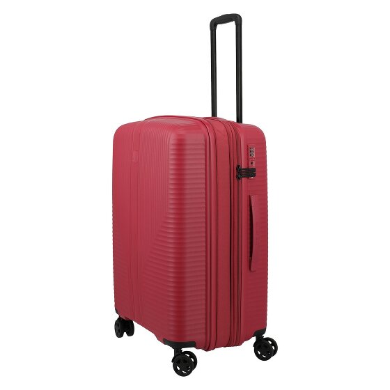 Travelite Air Stripe 4 wielen Kofferset 3-delig met uitbreidingsplooi