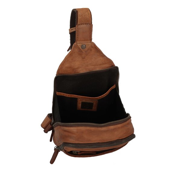 Harbour 2nd Phoenix schoudertas leer 33 cm