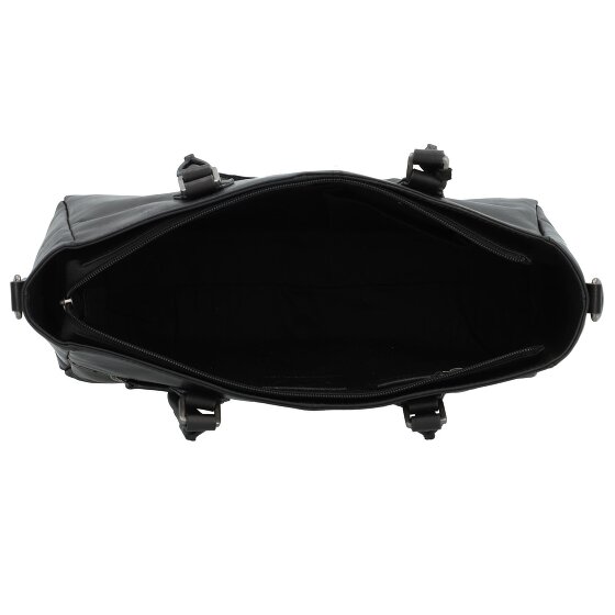 Greenburry Pure Black Handtas Leer 33 cm