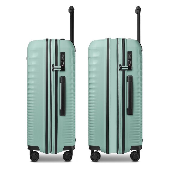Farmhood Straw Edition 4 wielen Trolley 67 cm met uitbreidingsplooi