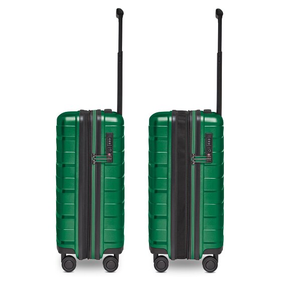 Bergpfeil Travel 4-wiel cabine trolley S 55 cm met uitbreidingsplooi