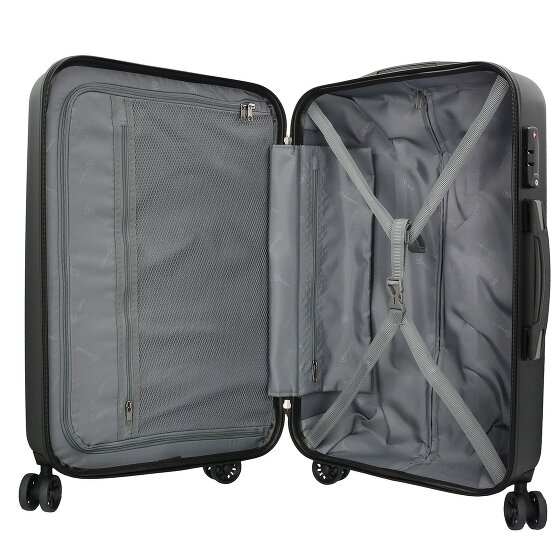 bugatti Lima 2.0 4-wielige trolley 75 cm met dubbele wielen