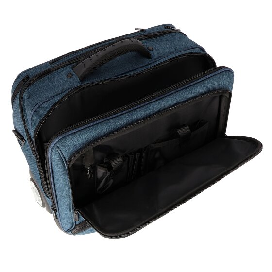 Dermata 2 wielen Bedrijfswagen 41 cm Laptop compartiment Dermata 2 wielen Bedrijfswagen 41 cm Laptop compartiment