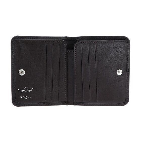 Golden Head Polo Portemonnee RFID-bescherming Leder 10.5 cm