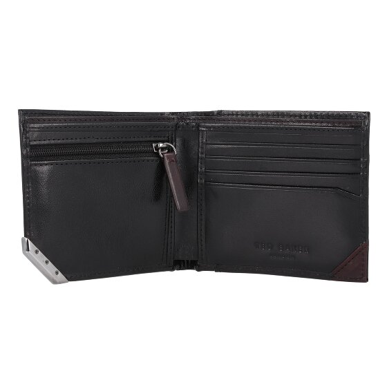 Ted Baker Kornerr Portemonnee Leer 11 cm