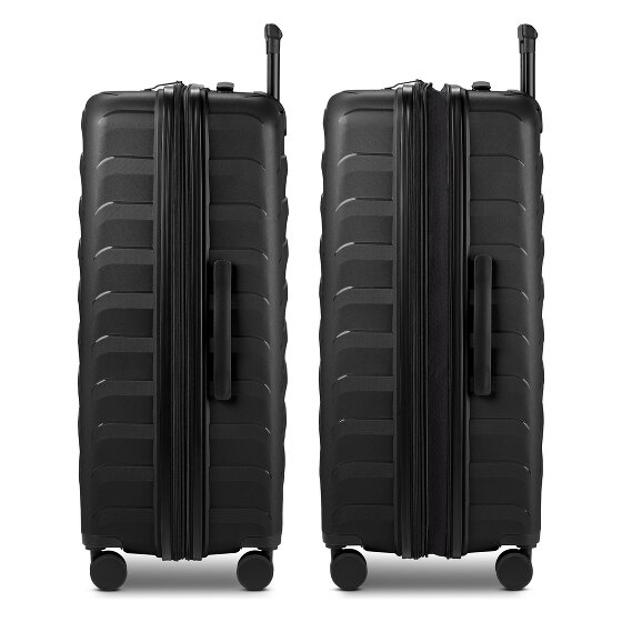 d&n Toronto 4 wielen Trolley L 75 cm met uitbreidingsplooi