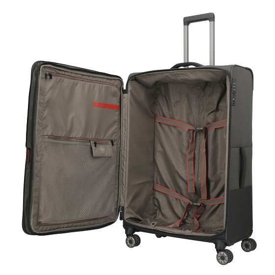 Travelite Crosslite 4 wielen Trolley XL 81 cm met uitbreidingsplooi