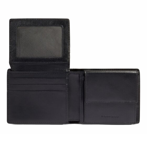 Piquadro Philip Portemonnee RFID-bescherming Leer 11 cm