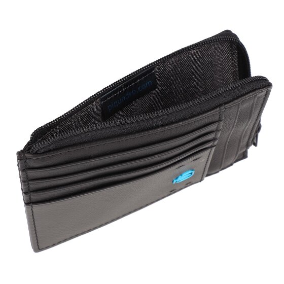Piquadro Pulse Kredietkaart etui RFID-bescherming Leer 12 cm