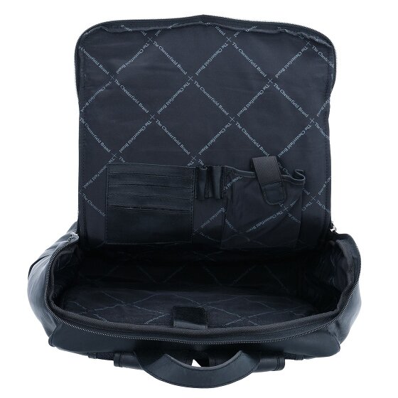 The Chesterfield Brand Wax Pull Up Zakelijke rugzak Leer 45 cm Laptop compartiment
