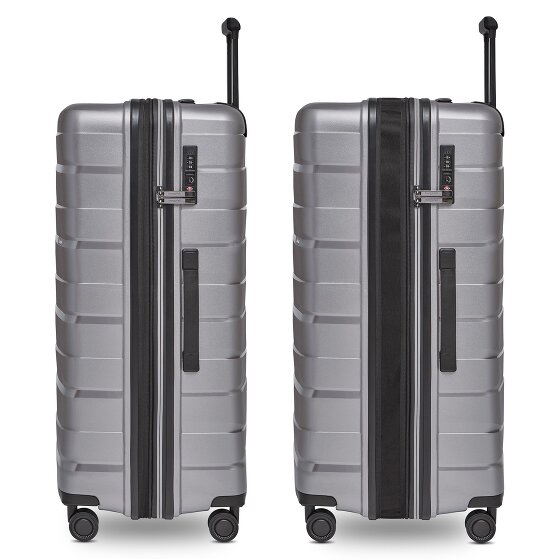 Bergpfeil Reis trolley op 4 wielen L 75 cm met uitbreidingsplooi