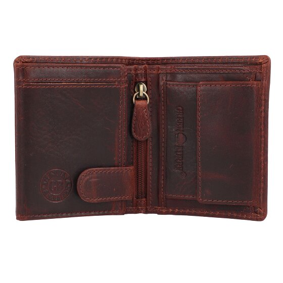 Greenburry Rugged Portemonnee RFID-bescherming Leer 8.5 cm