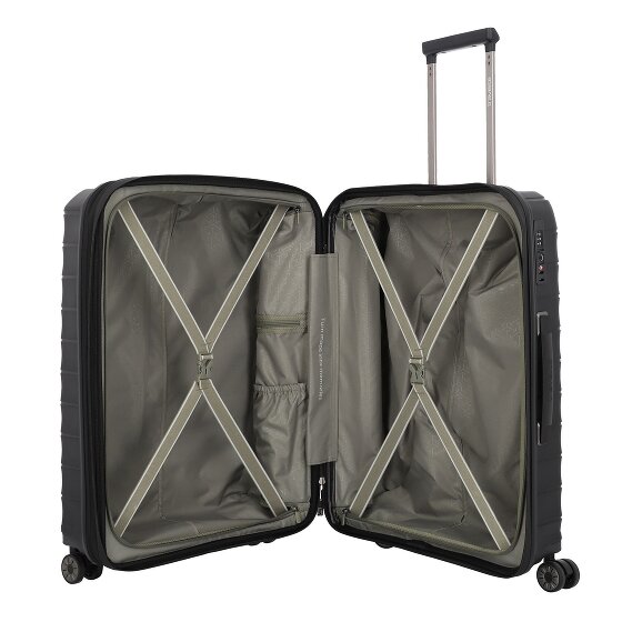 Travelite Mooby 4 wielen Kofferset 3-delig met uitbreidingsplooi