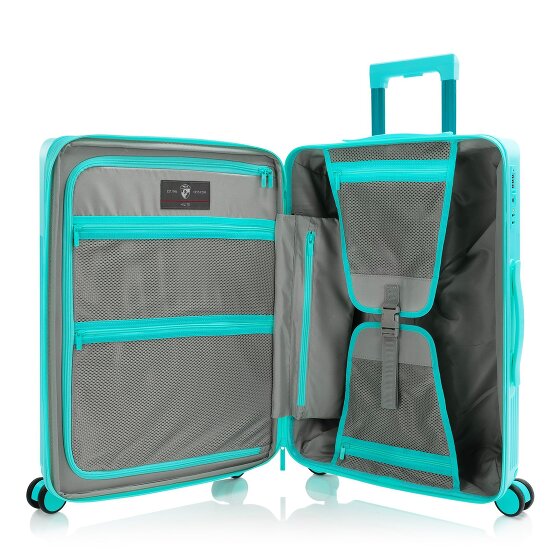 Heys HiLite 4 wielen Trolley M 63.5 cm met uitbreidingsplooi