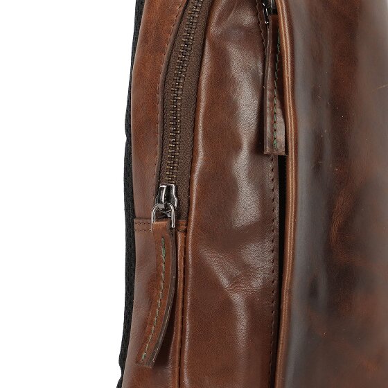 Greenburry Newport schoudertas leer 33 cm