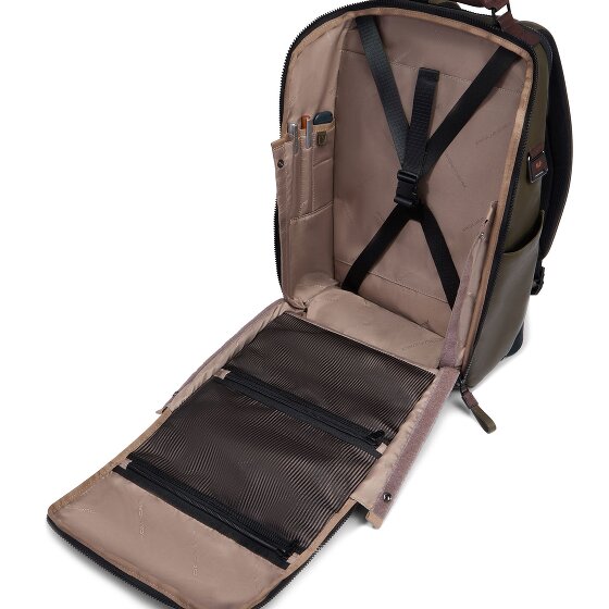 Piquadro Harper Dagrugzak Leer 44 cm Laptop compartiment