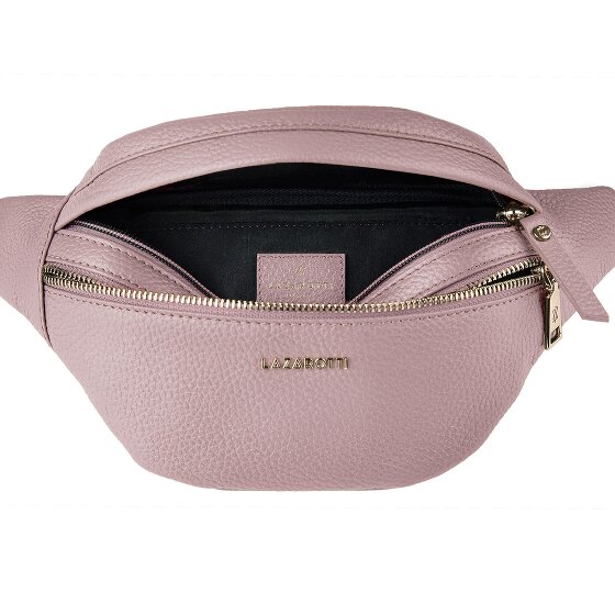Lazarotti Bologna leer Fanny pack met dubbele rits, crossbody, leer, 25 cm
