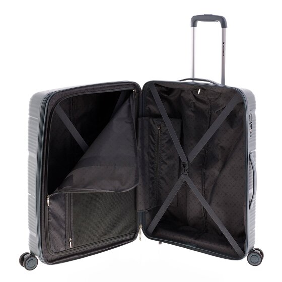 Gladiator 0800 4 wielen Trolley 65 cm met uitbreidingsplooi