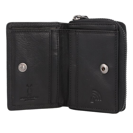 Jack Kinsky Montreal Portemonnee RFID-bescherming Leer 11 cm