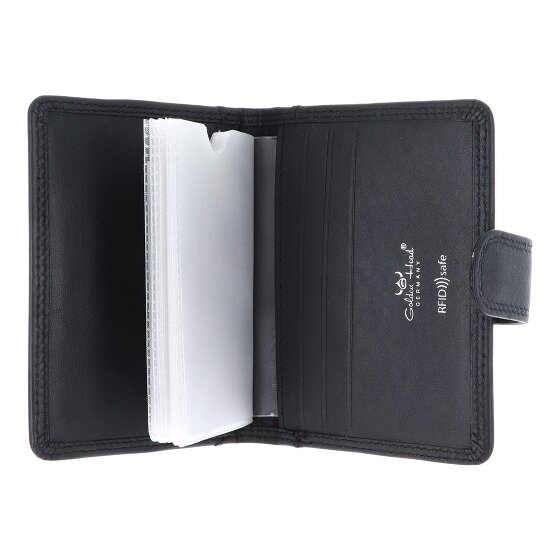 Golden Head Polo Creditcardhouder RFID-bescherming Leder 8 cm