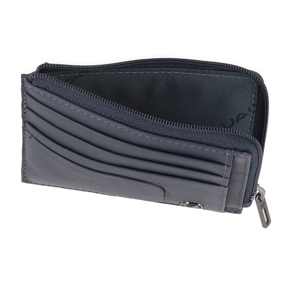 Piquadro Akron Kredietkaart etui RFID-bescherming Leer 11.5 cm