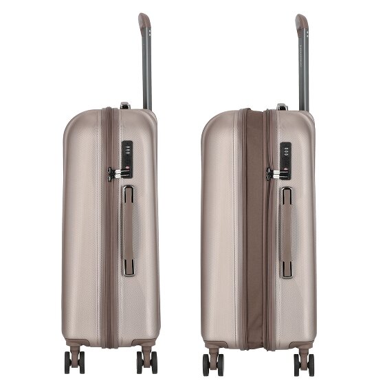 Polestream Moonrock 4 wielen Trolley 69 cm met uitbreidingsplooi