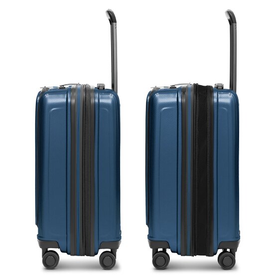 Redolz Essentials 14 4 wielen Cabinewagen S 55 cm Laptop compartiment met uitbreidingsplooi
