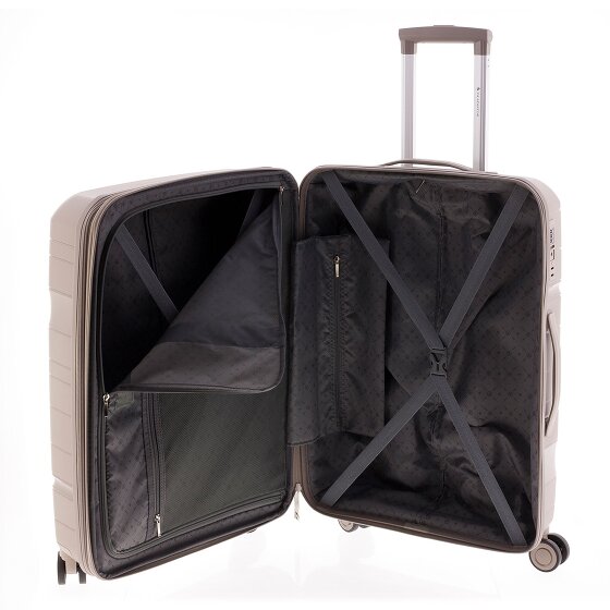 Gladiator 3800 4 wielen Trolley 67 cm met uitbreidingsplooi