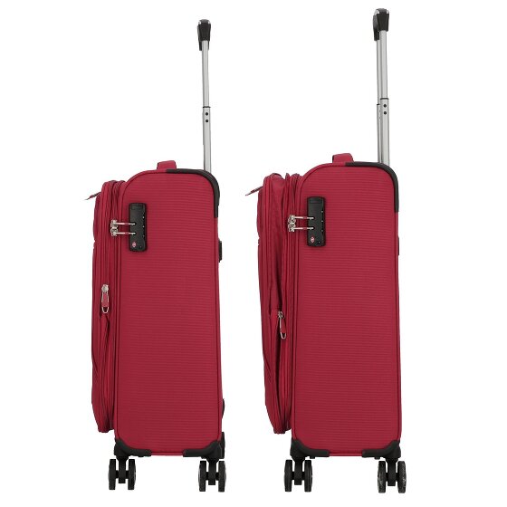 Cocoono Monterrey 4 wielen Trolley 58 cm met uitbreidingsplooi