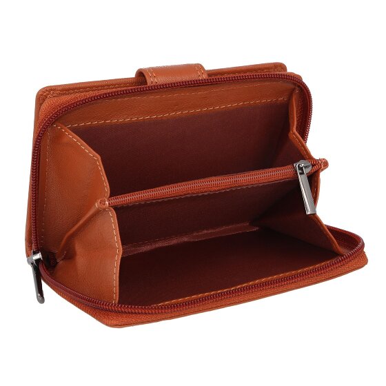 mano Donna Giulia Leren Portemonnee 9 cm