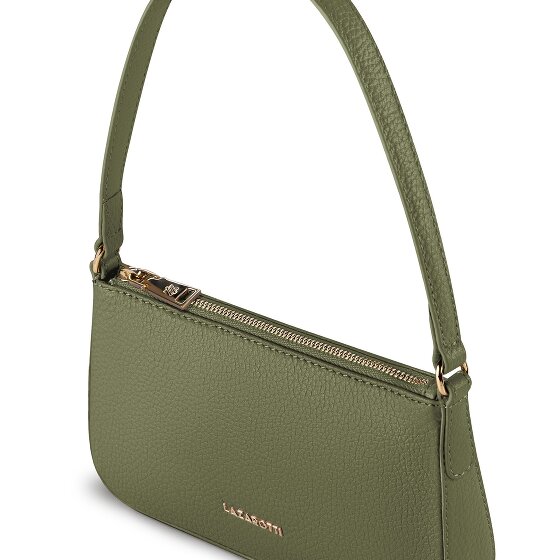 Lazarotti Bologna leeren pochette schoudertas 22 cm