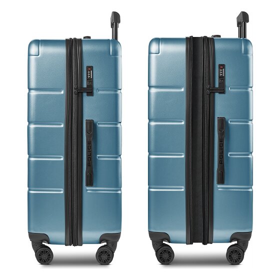 Police Dublin 4 wielen Trolley L 75 cm met uitbreidingsplooi