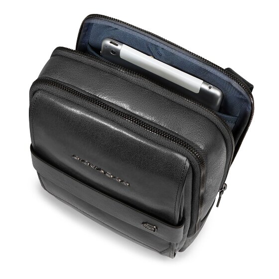 Piquadro Solm Schoudertas Leer 25 cm