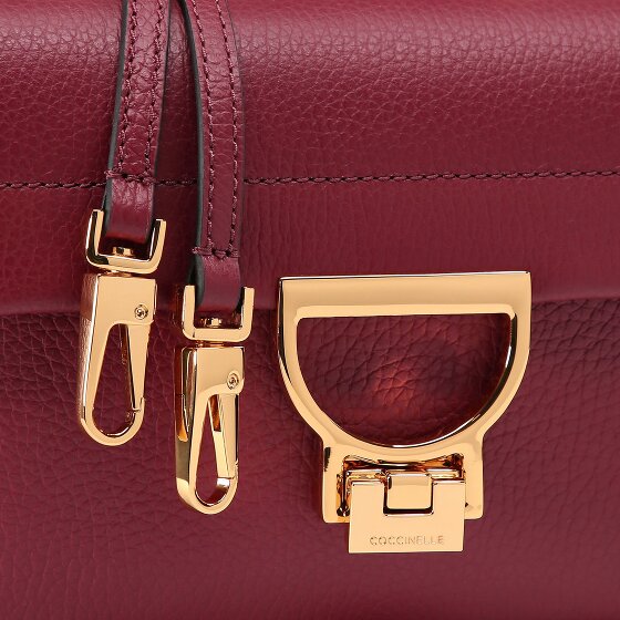 Coccinelle Arlettis handtas leer 19 cm