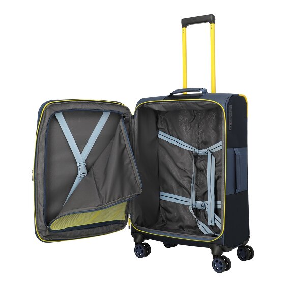 Travelite Color Craze 4 wielen Kofferset 3-delig met uitbreidingsplooi