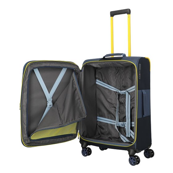 Travelite Color Craze 4 wielen Kofferset 3-delig met uitbreidingsplooi