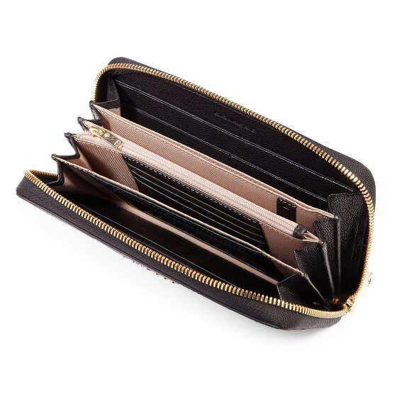 Piquadro Patricia Portemonnee RFID-bescherming Leer 19 cm