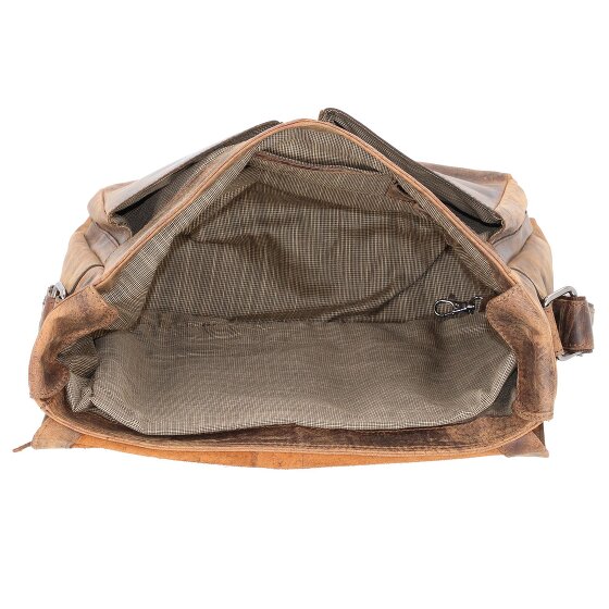 Pride and Soul Messenger leder 37 cm laptop compartiment
